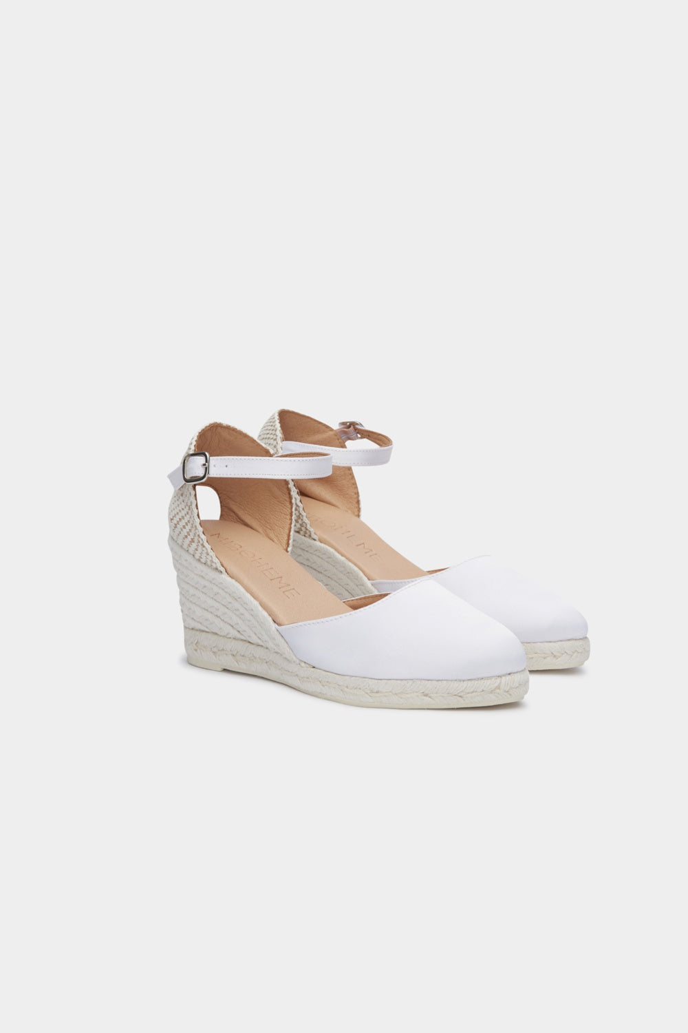 Gala White Satin Low