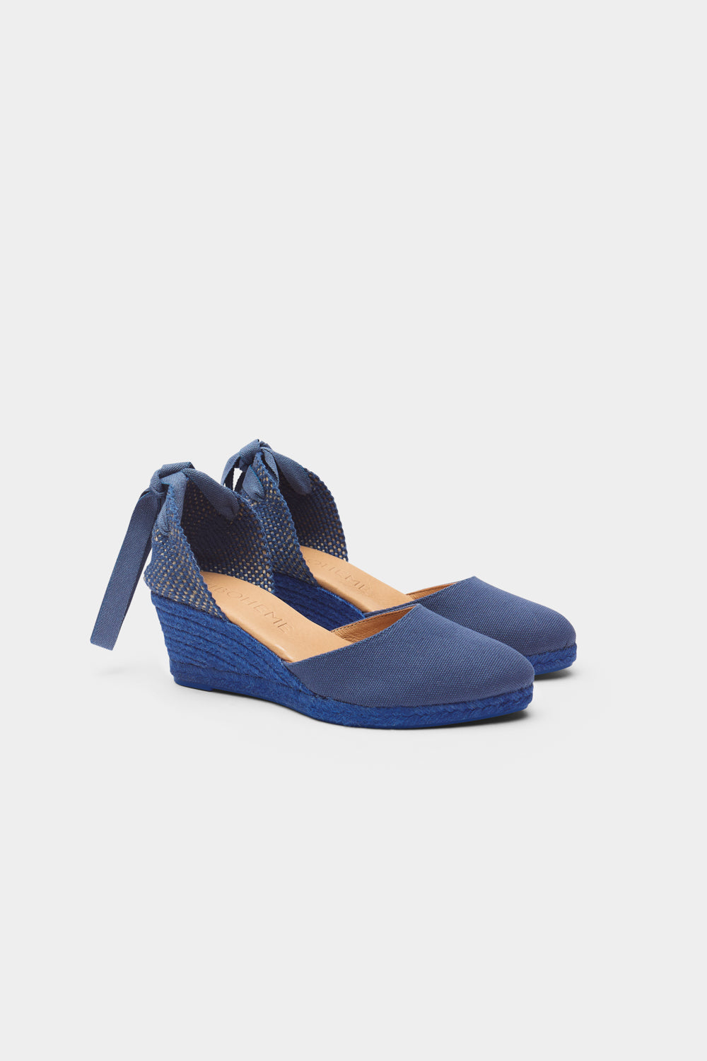Olivia Blue Canvas Low