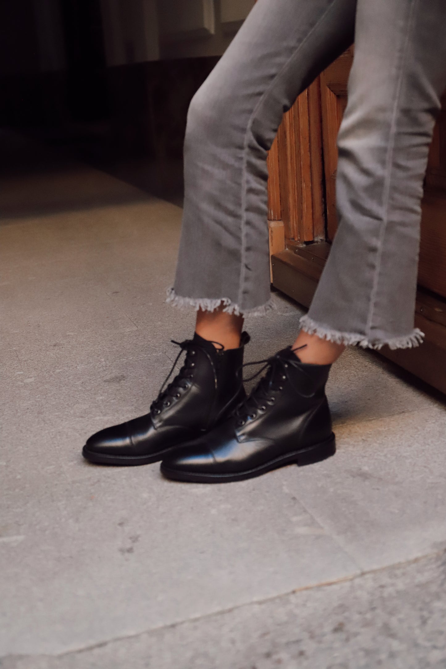 Black Oxford Boot