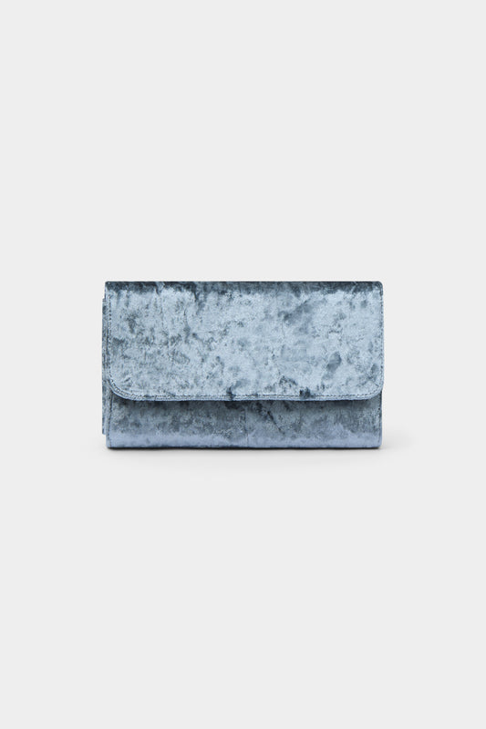 Clutch Grey Velvet