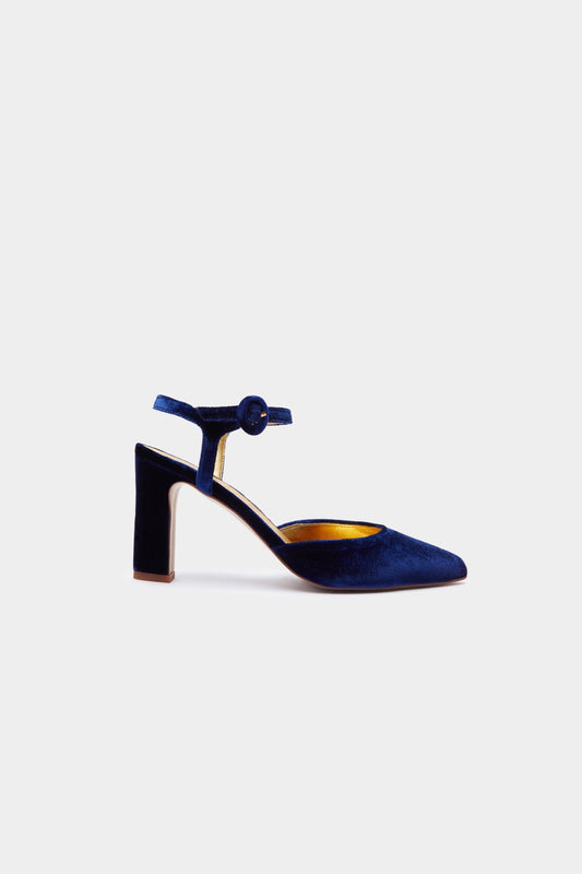 Carmen Navy Velvet